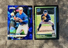 Will Wagner 2025 Optic Black Circles SSP Prizm & Prizm Blue Cracked Ice Parallel