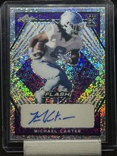 2021 Leaf Flash - Michael Carter #BA-MC1 Purple /50 (AU, RC)