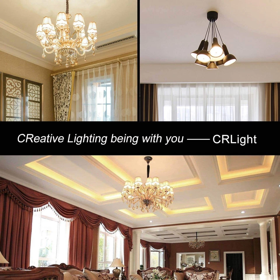 LED Candelabra Bulb 25W Equivalent 250LM, 3000K Soft White 2W LED Chandelier ... - Image 2 of 4