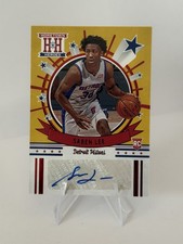 2021 Chronicles Saben Lee Hometown Heroes Red Foil Auto Rookie Detriot Pistons