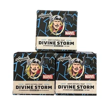 Dr. Squatch Divine Storm Thor Limited Edition Soap Marvel Avengers - Lot of 3