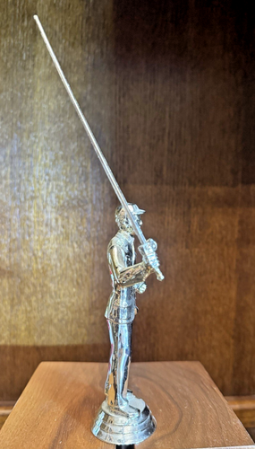 Ancien lance-appâts en plastique doré pêcheur 5,5" avec tige 9" trophée topper - Photo 4/11