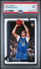 2025 TOPPS #201 COOPER FLAGG PSA 9