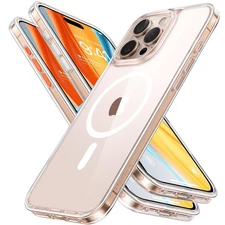 TORRAS for iPhone 16 Pro Case Diamond Clear | Compatible with MagSafe Clear
