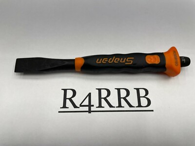 Snap-on Tools SPAIN NEW ORANGE Soft Grip 1/2'' Flat Edge Chisel PCSG816O
