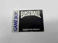 Nintendo Game Boy BASEBALL Manual Only NO GAME