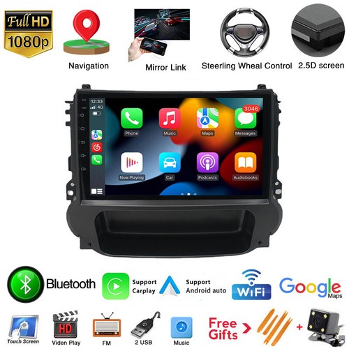 9" Android 11 Car Radio Stereo Carplay GPS Navi FM For Chevrolet Malibu 2012-15 - Picture 1 of 6