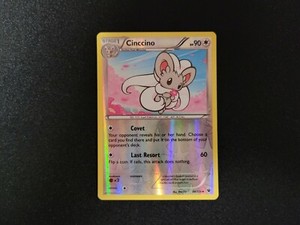 Pokémon Card Cinccino Uncommon Reverse Holo #88/124 XY-Fates Collide