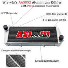 Radiatore in alluminio 2 file per Ultralight Rotax 912i 912 914 UL 4-STROKE DE