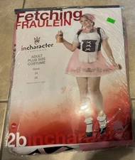 Fetching Fraulein Oktoberfest Incharacter Dress Costume NEW Womens Plus 2XL