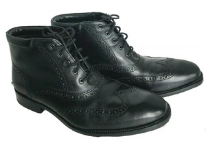 cole haan black chukka boots