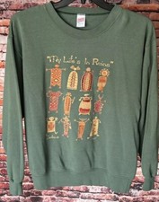 Vtg SEDONA My Life's In Ruins Crewneck Sweatshirt Adult Size Medium MADE IN USA