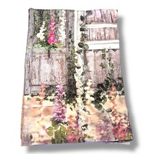 Fleece Photography Backdrop Flowers and Garden, Gray Garden 4x3'
