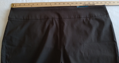 NWT Worthington Woman Capri Pants Womens Size 2X Cocoa Brown Pull On Slim Ankle - Picture 6 of 9
