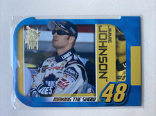 Jimmie Johnson 2003 Press Pass VIP Making the show NASCAR Racing card 20