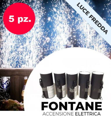 Zenda Club 5 Getti Di Scena Sparkle - Argento, 3 Metri Per 60 Secondi, Per Matrimoni E Eventi