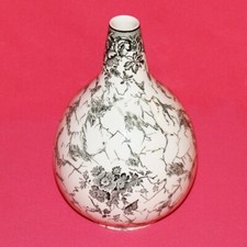 Ancien petit vase boule céramique de Villeroy & Boch Alt Mettlacher Kupferstiche