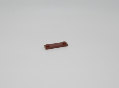 Lego PLATE 1X4 W. 2 KNOBS Reddisch Brown 6210077 92593 K8T2