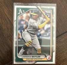 2024 Bowman - #44 Lawrence Butler (RC) Oakland Athletics Rookie MLB A’s RC