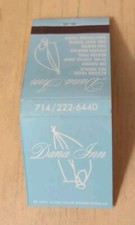 Dana Inn Hotel San Diego California Rare Vintage Matchbook Matches Unstruck