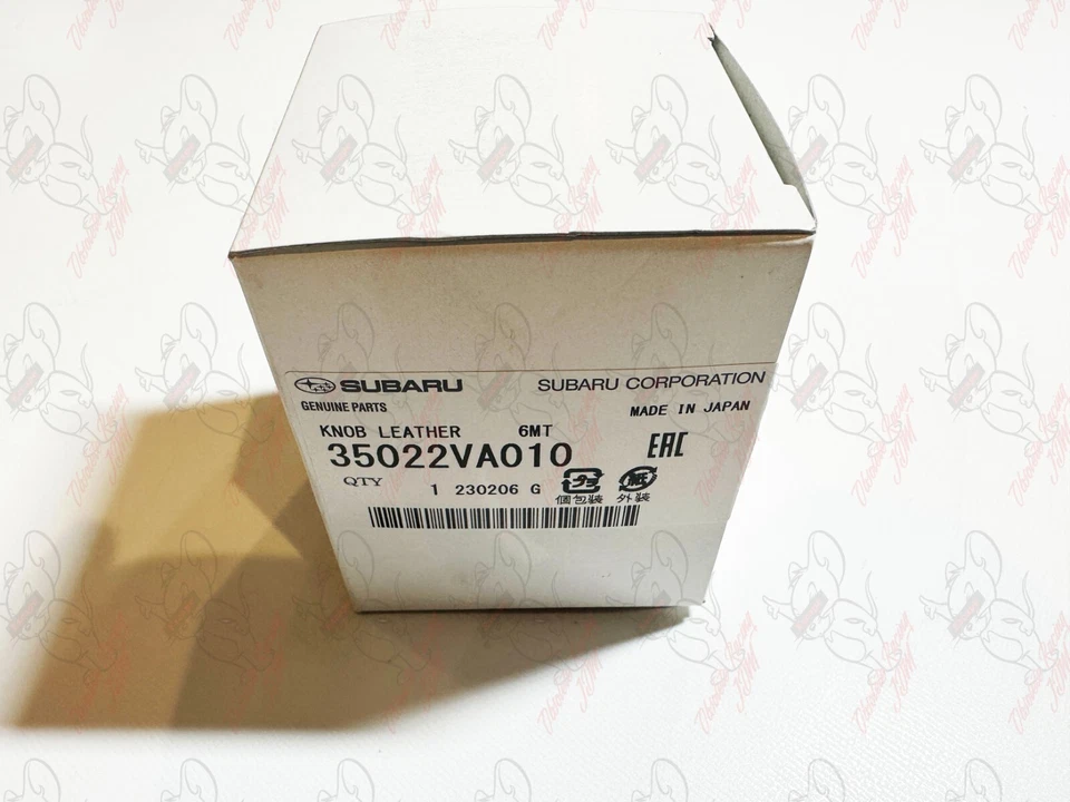 Subaru Genuine WRX STI RED Stitched Leather Gear Shift Knob 35022VA010 OEM - Image 4 of 4