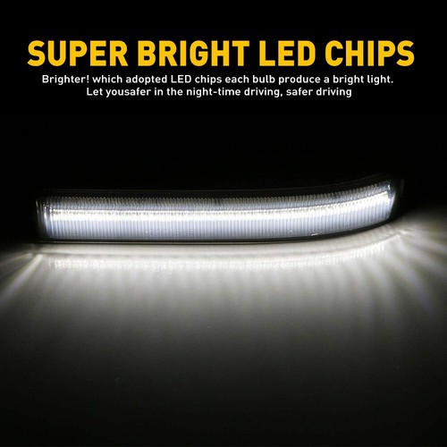 2PCS White LED Side Mirror Lights For 2009-2014 F150 Ford SVT Raptor Accessories - Picture 7 of 22