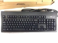 Wyse 901716-06L USB Keyboard Black US 104 Keys With PS2 Port Lot of 2 