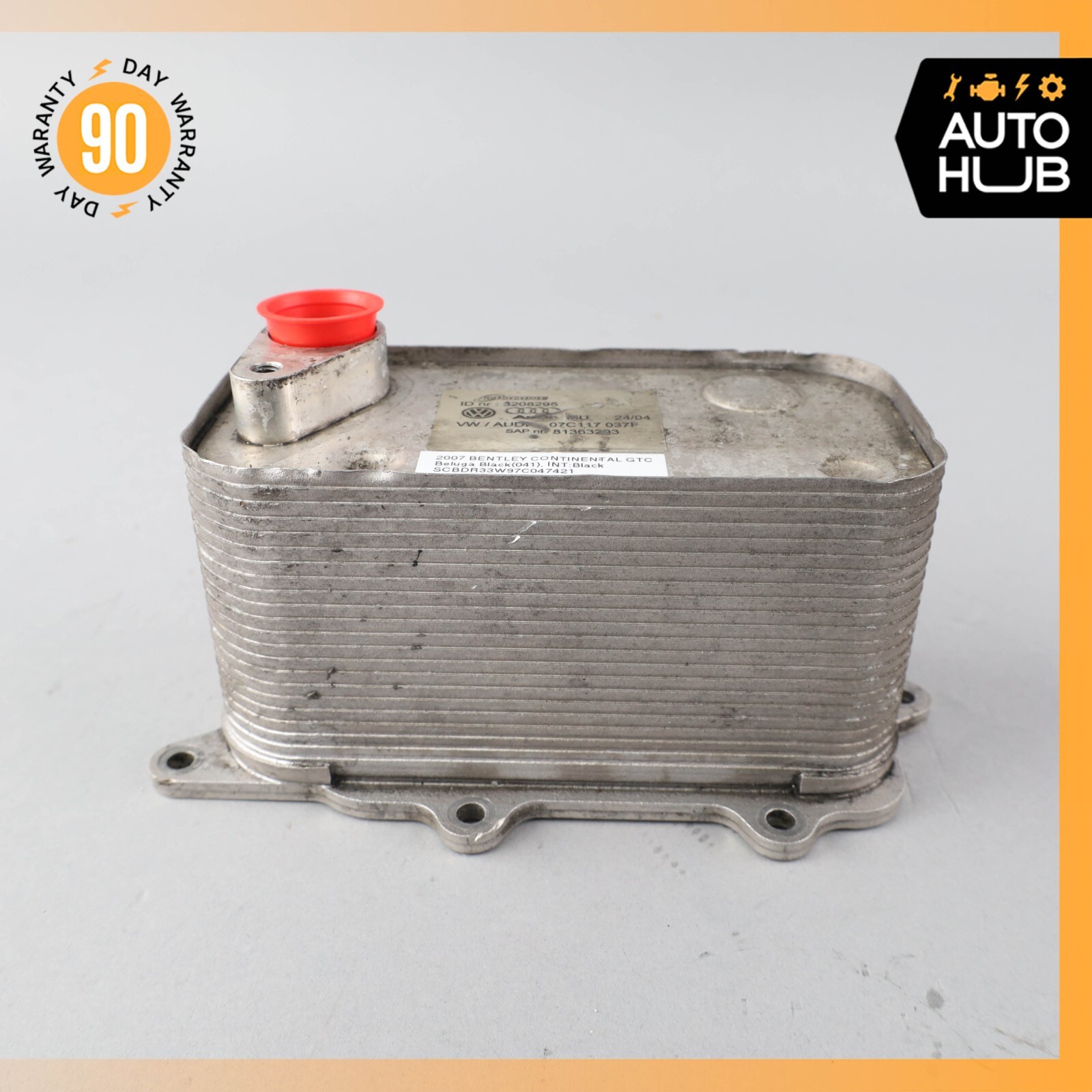 03-06 Bentley Continental GT Engine Oil Cooler Radiator OEM