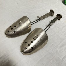 VTG Hammered Metal EKCO Shoe Tree Shoe Stretcher Shoe Shaper Adjustable Pair LN