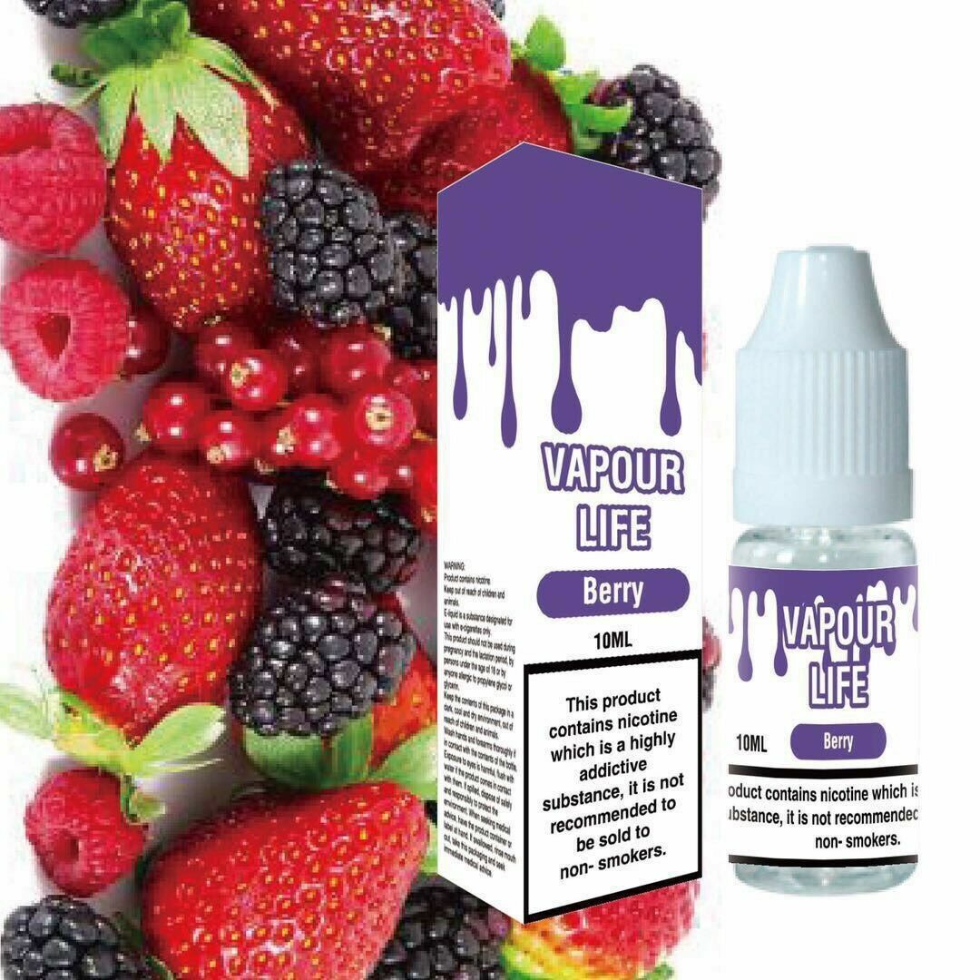 Genuine 10ml VAPOUR LIFE Premium E Liquid Cigarette Juice 0 3 6 12 18  Nicotine | eBay Australia
