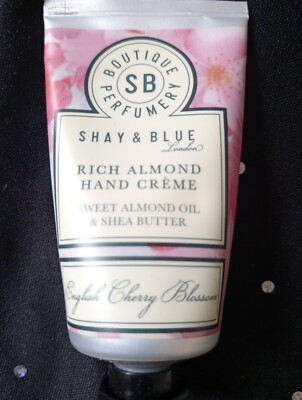 Shay & Blue Rich Almond Handcreme Creme Neu Englische Kirschblüte 