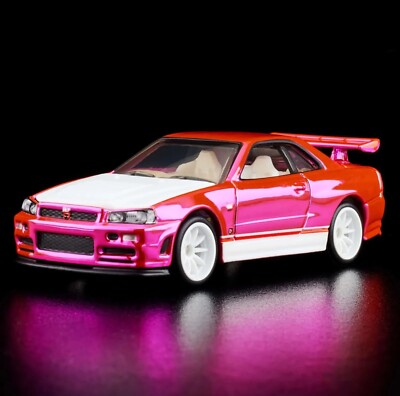 RLC Exclusive Pink Editions Nissan Skyline GT-R Hotwheels (BNR34