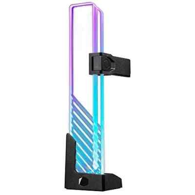 Cooler Master MasterAccessory ARGB GPU Support Bracket, Edge-Lit ARGB Tempere...