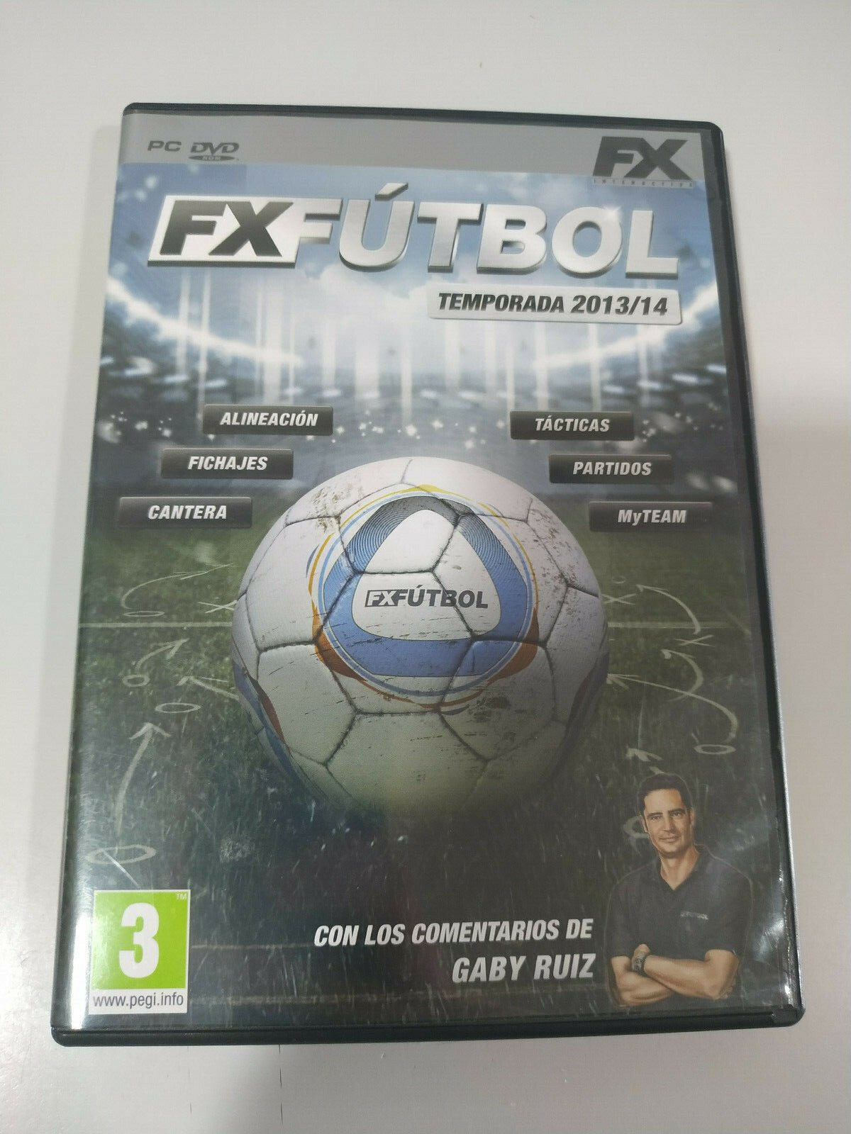 Fx Soccer Season 2013/14 Gaby Ruiz Game for PC DVD-Rom Spanish - AM