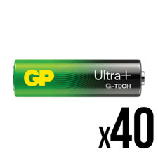 AAA Batteries LR03 GP Ultra Plus  150% More Power Long Expiry Remote Camera  x40