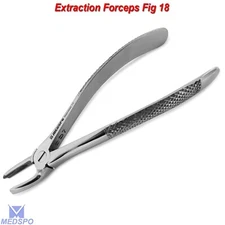 Dental Extraction Forceps Fig.18 Left Upper Molars Dentist Extracting Instrument