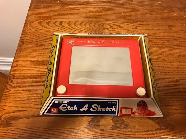 Vintage Etch A Sketch Ohio Art With Original Box | eBay