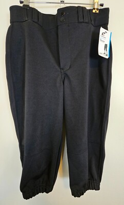 NWT Champro MVP Knicker Style Youth Baseball Pants Black  Youth XL Waist 29-31''