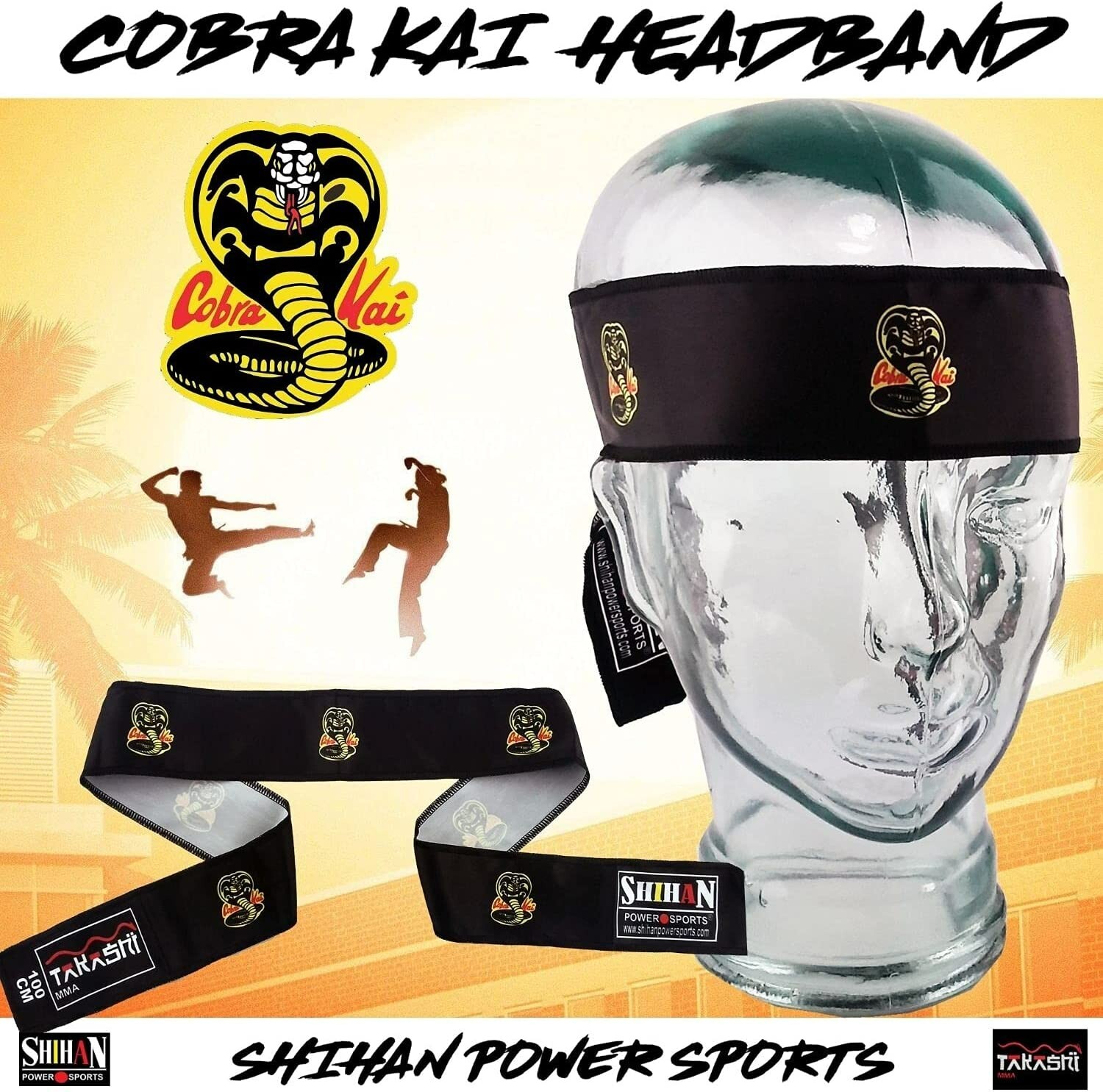 COBRA KAI's MULTI DESIGN headband MARTIAL ARTS Karate Kid eBay