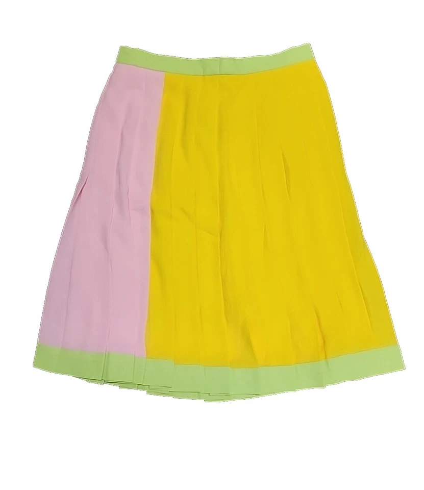 FALDA PLISADA LÁPIZ ESCADA MARGARETHA LEY TALLA 36/US 4 Colores Primavera $680