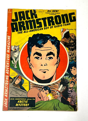 Jack Armstrong #1 (1947) VG/F Pre-Code, All American boy, Arctic Mystery