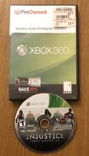 Injustice: Gods Among Us (Microsoft Xbox 360, 2013) w/ GameStop Case TESTED 360
