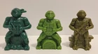 Vintage TMNT Teenage Mutant Ninja Turtles Bubble Gum Dispensers - Lot of 3