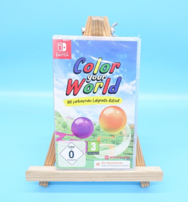 Color your World 100-Rätsel · Nintendo Switch · NEU & Versiegelt · Downloadcode!