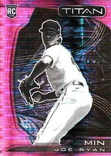 Joe Ryan 2022 Panini Chronicles #10 Titan Pink Pulsar Minnesota Twins
