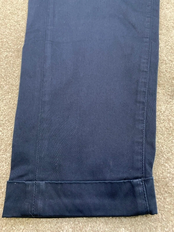 Pantalones para mujer Notify 28 azul pierna manipulada elásticos plisados 5749 Foto 2 de 4