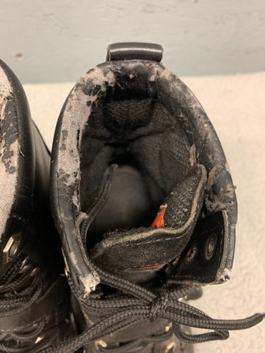 Harley-Davidson Herren Leder Motorradstiefel Schwarz Größe 10 Schnürschnalle - Bild 8 von 16