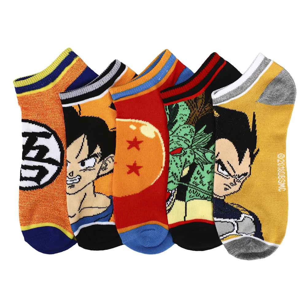 Dragon Ball Z Icon and Character 5-Pack Ankle Socks