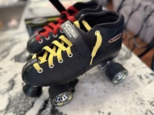 Roller Derby RD GS3000 Quad Roller Skates Black Mens 8 Model U351
