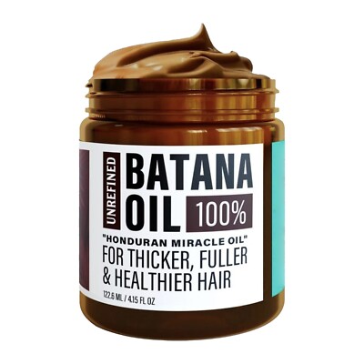 122ML/4 Floz 100% BATANA OIL For Hair Growth -Promotes Hair Regrowth Hair Care